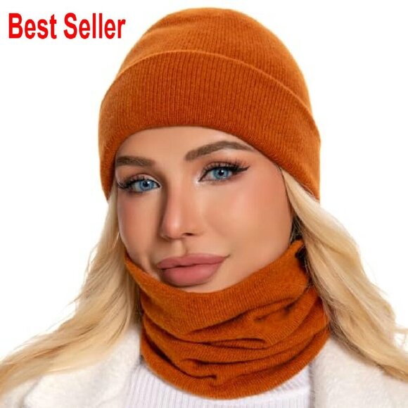 Double Layer Merino Wool Beanie Unisex Winter Hat Cuffed Toque Classic main image 8